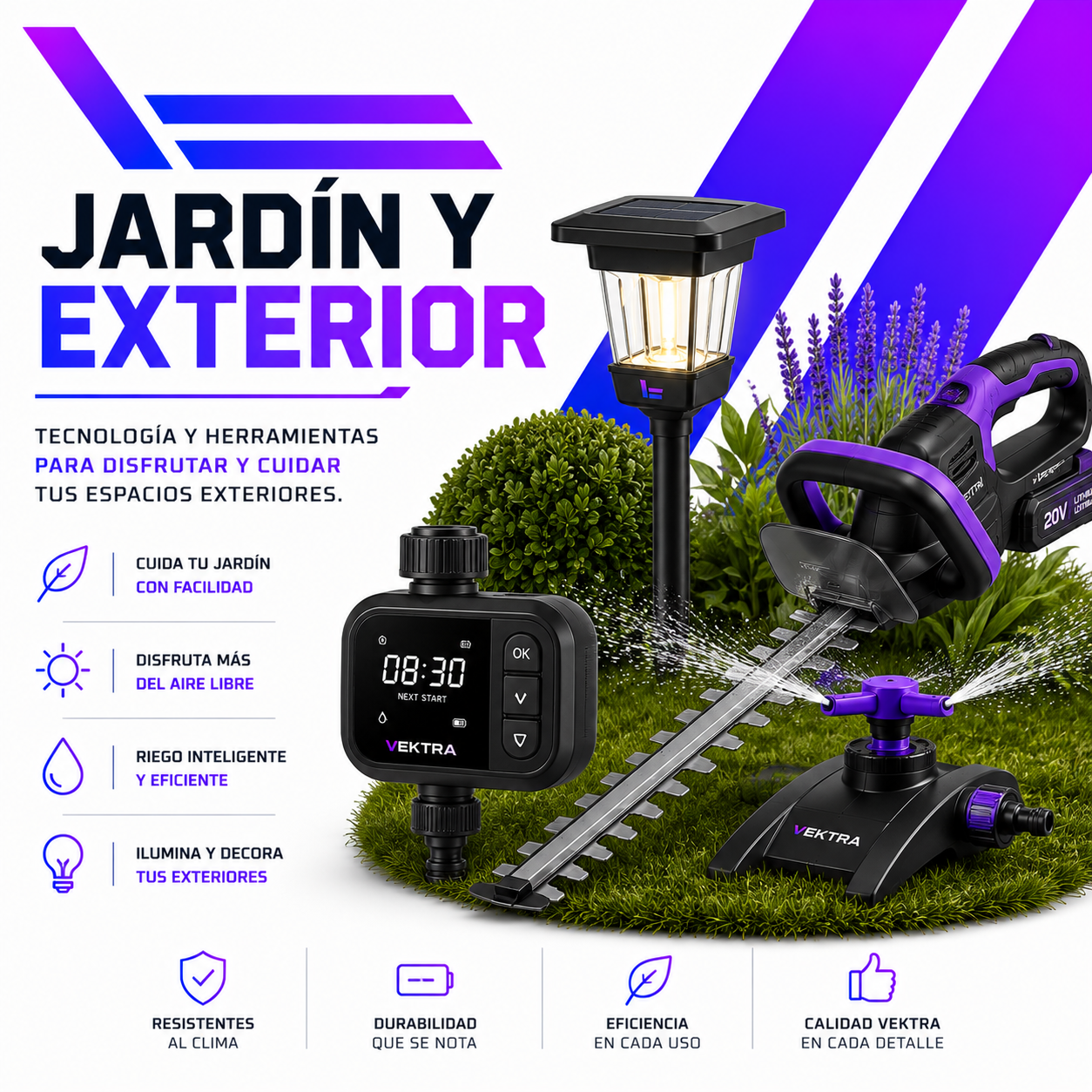 Jardin y exterior