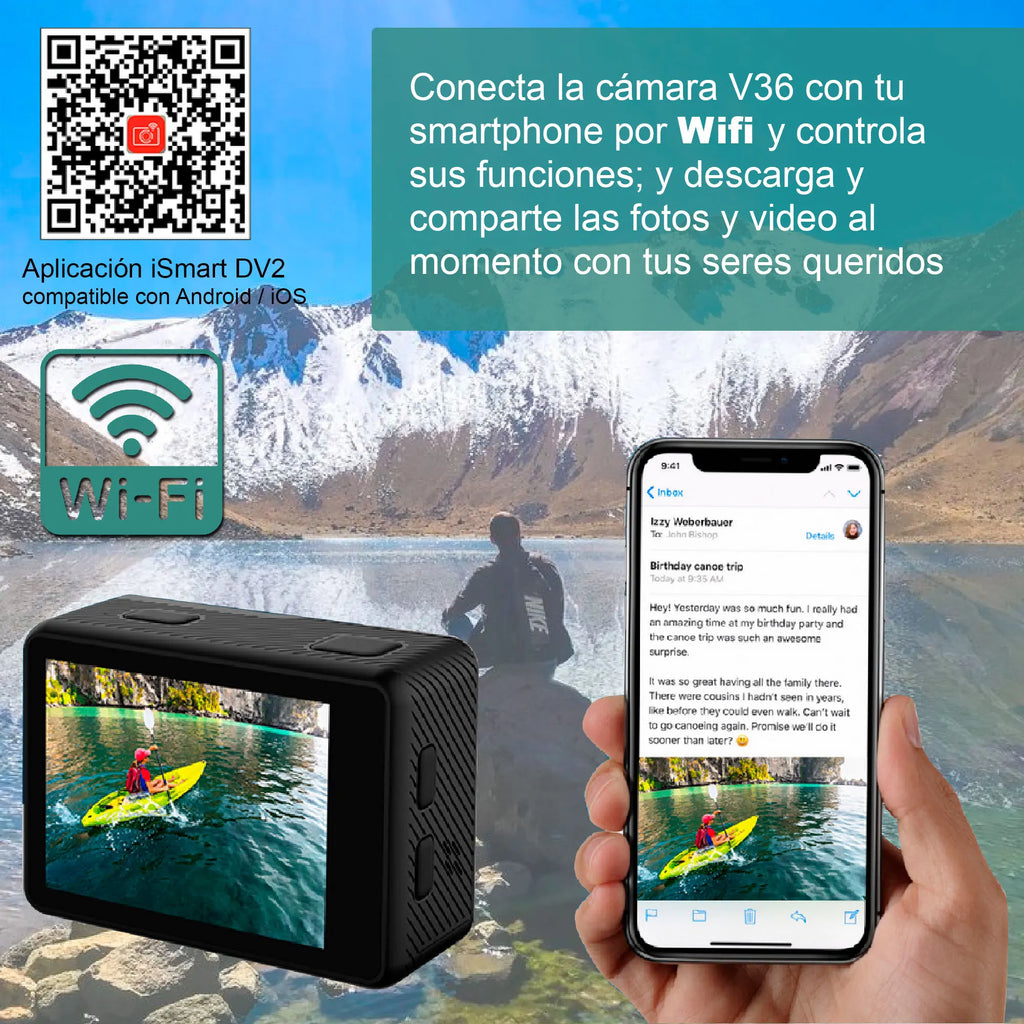 Cámara Digital sports V36