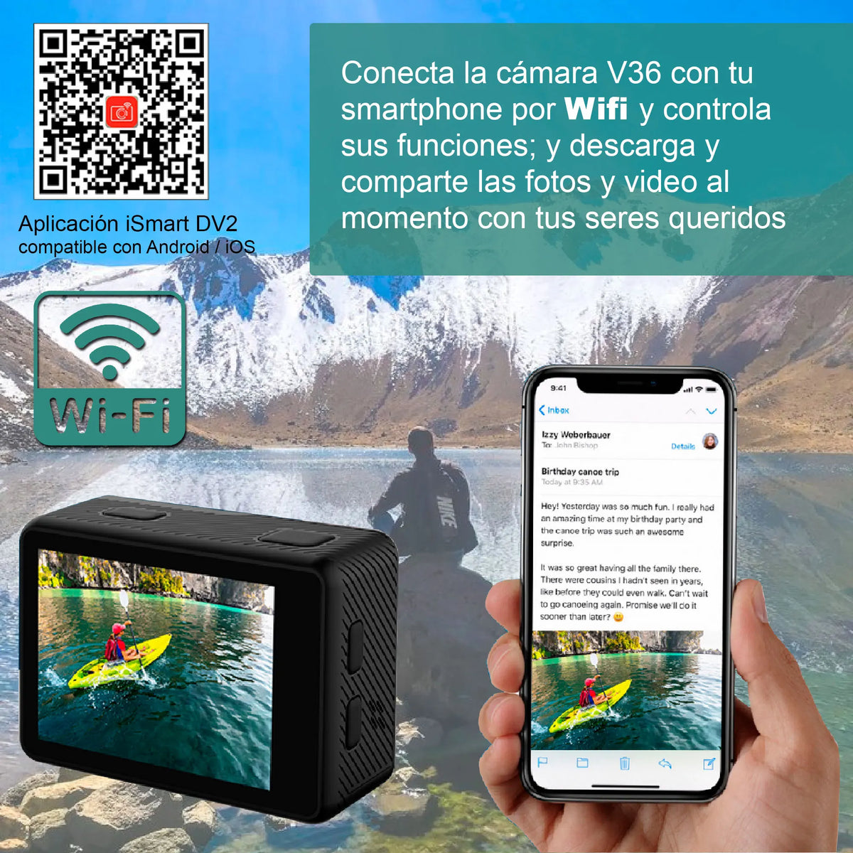 Cámara Digital sports V36