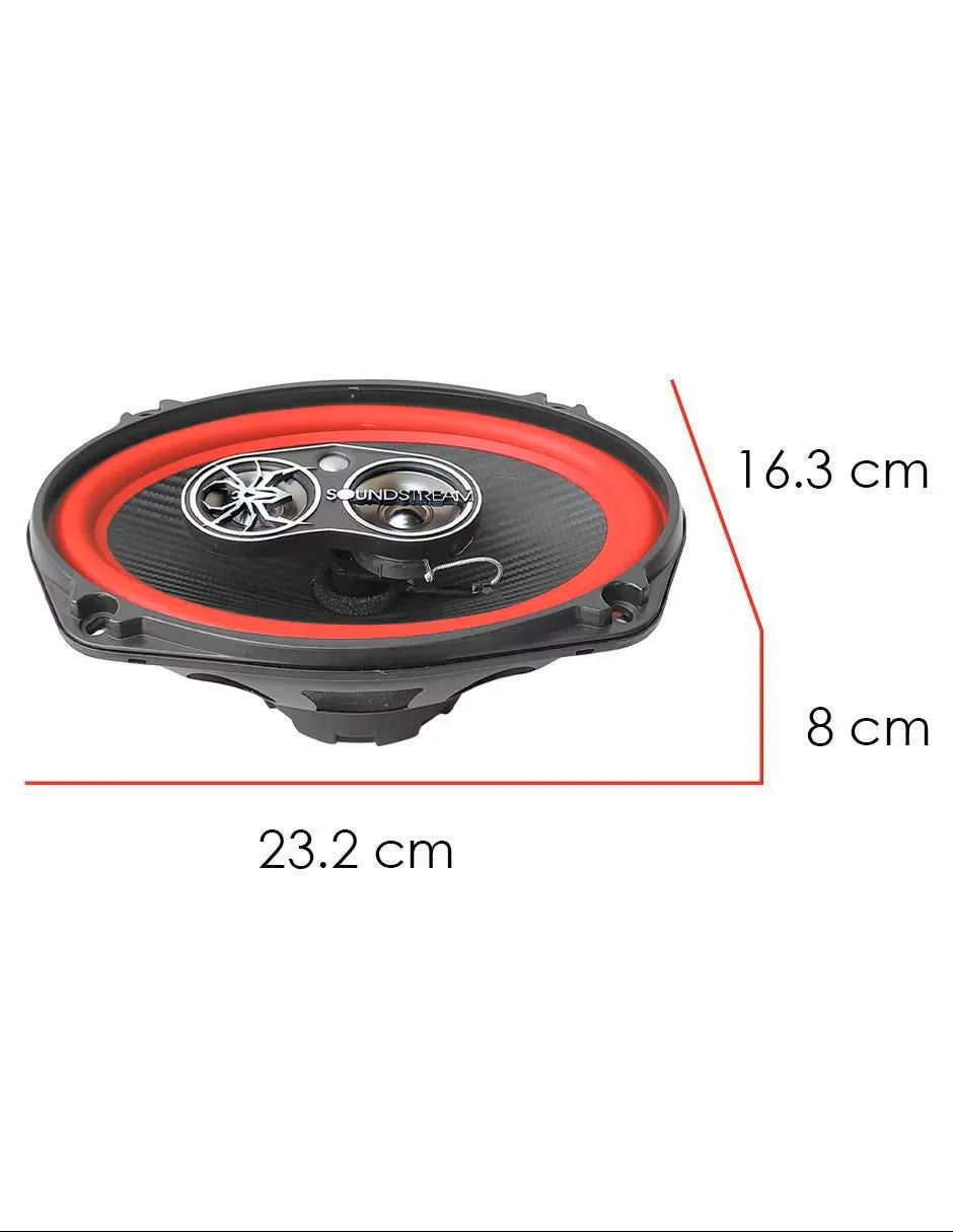 Haut-parleur Soundstream Wrx-69 6X9" 380W 4 voies