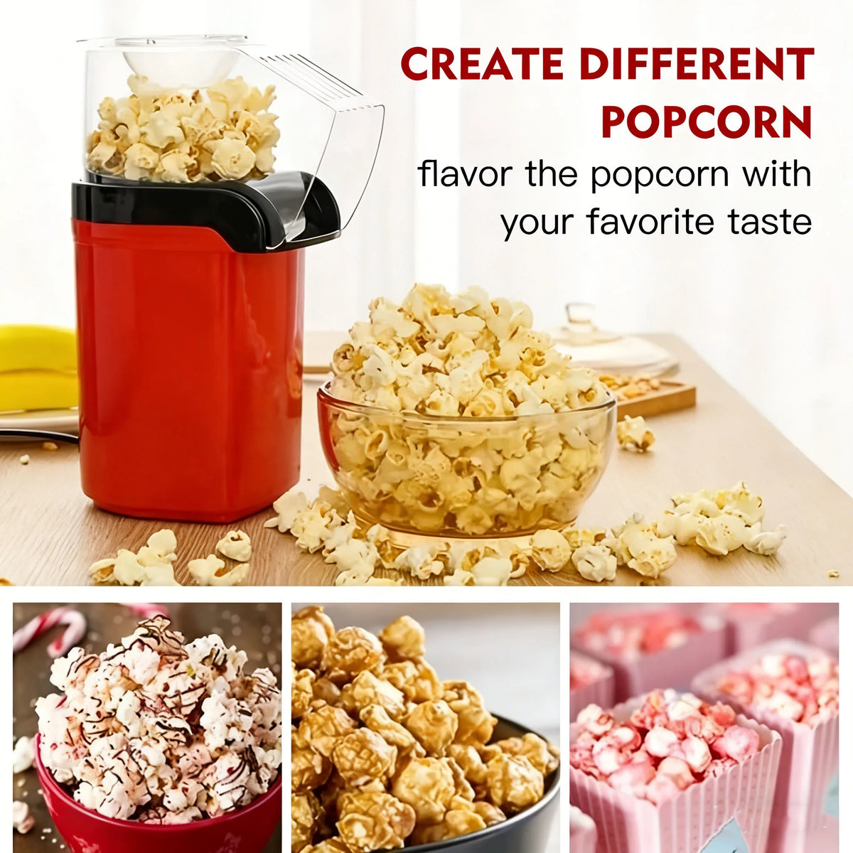 Mini Máquina de Palomitas Automática