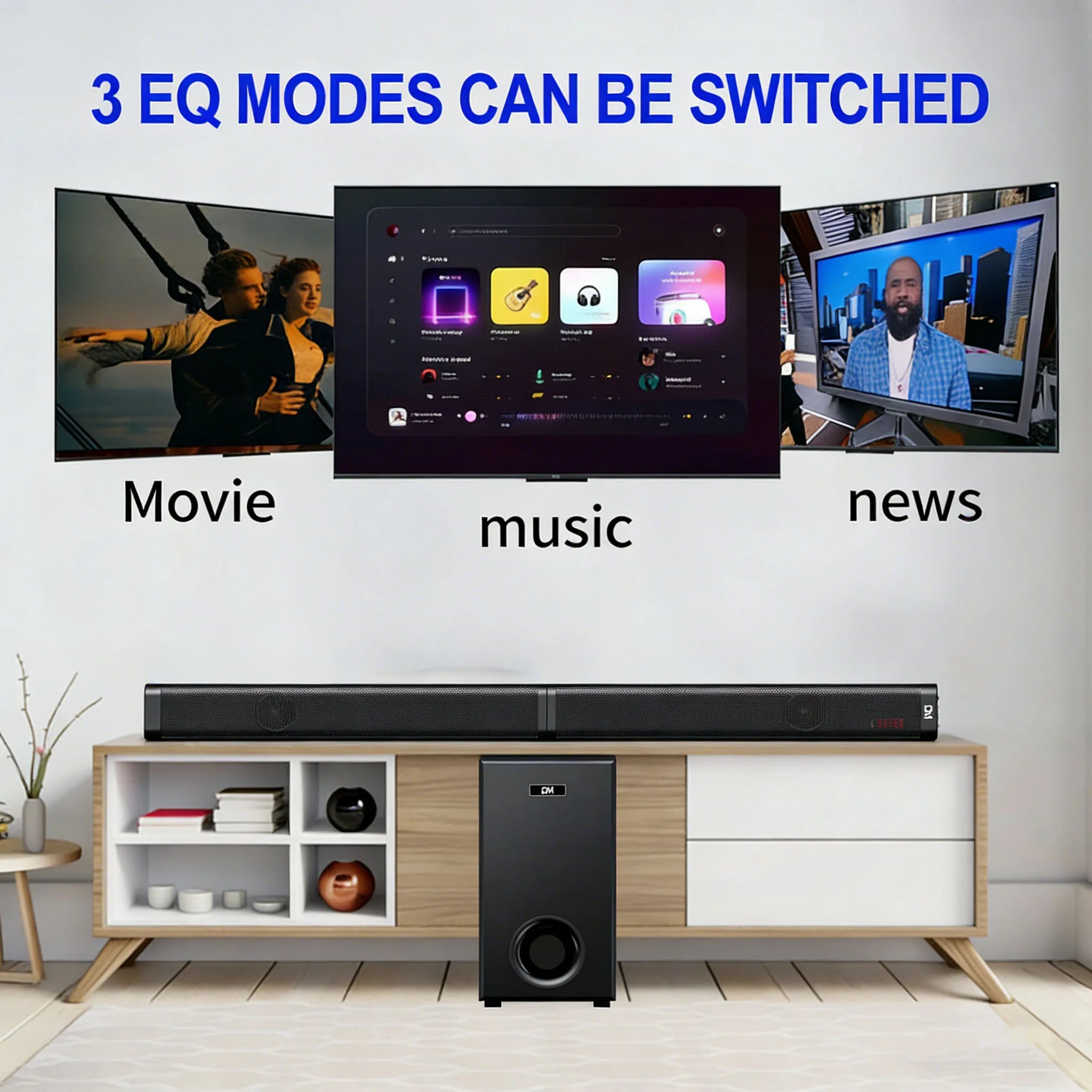 3.1 Barra de sonido con Subwoofer