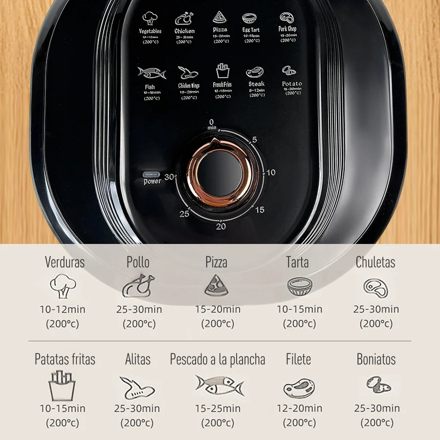7,5L Freidora de Aire con Ventana Visual