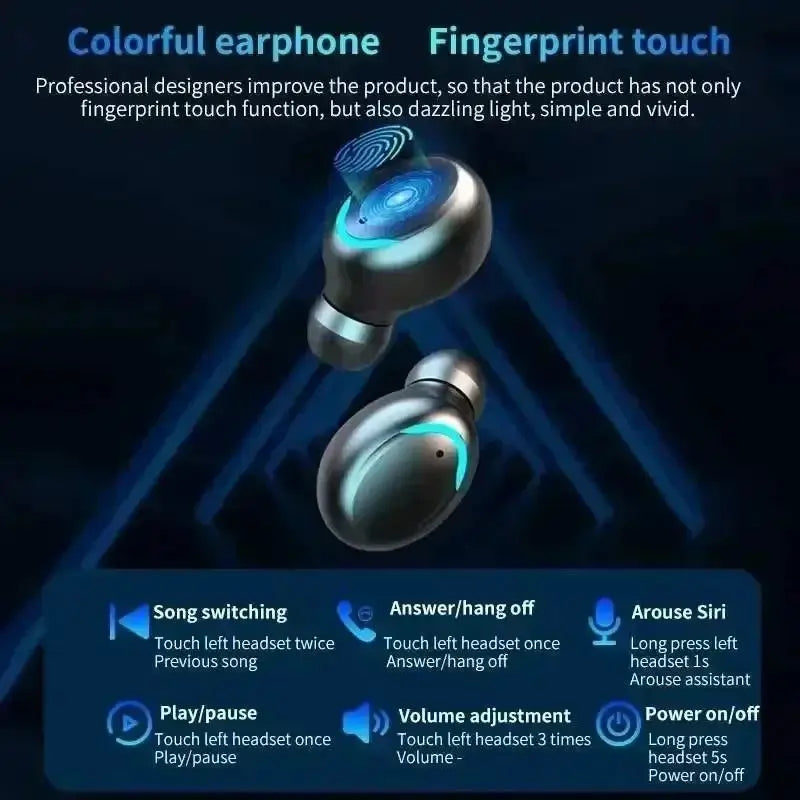 Audífonos YISEN F9-5 Bluetooth Tactil