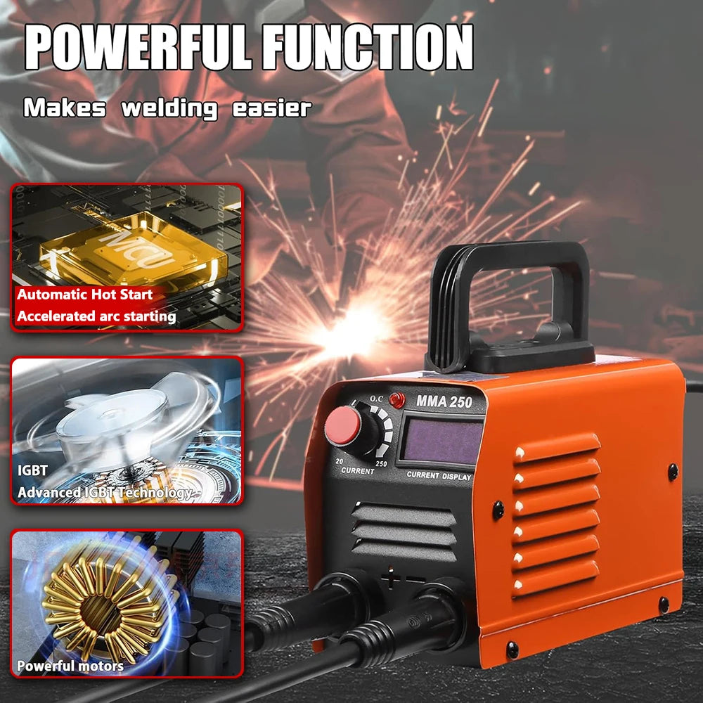 Mini Soldador Portátil MMA250A 110V