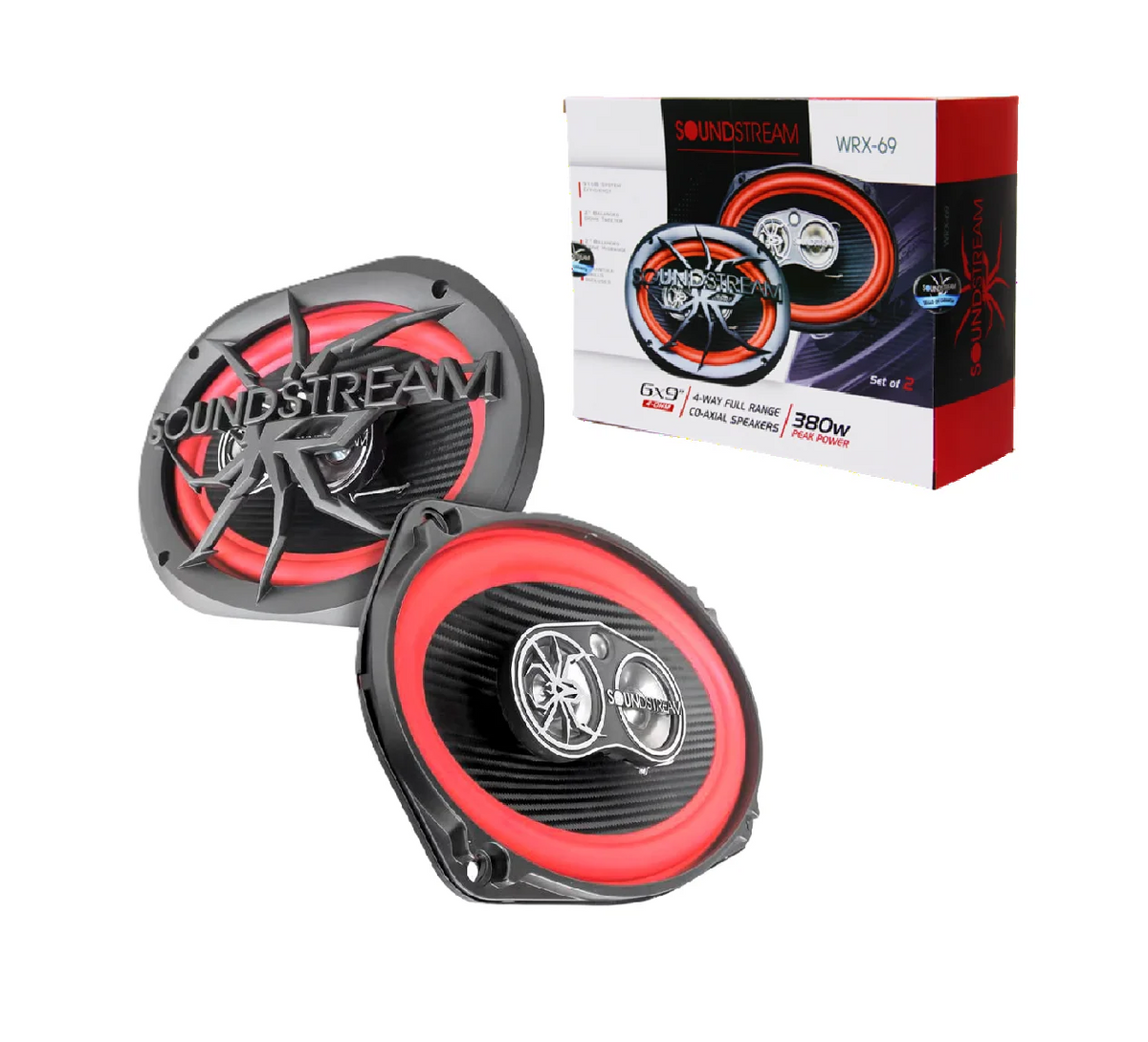 Haut-parleur Soundstream Wrx-69 6X9" 380W 4 voies