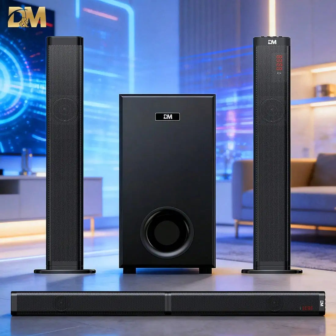 3.1 Barra de sonido con Subwoofer