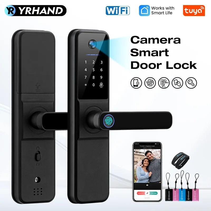 YRHAND H01 Fechadura Eletronica Tuya Wifi Digital Electronic