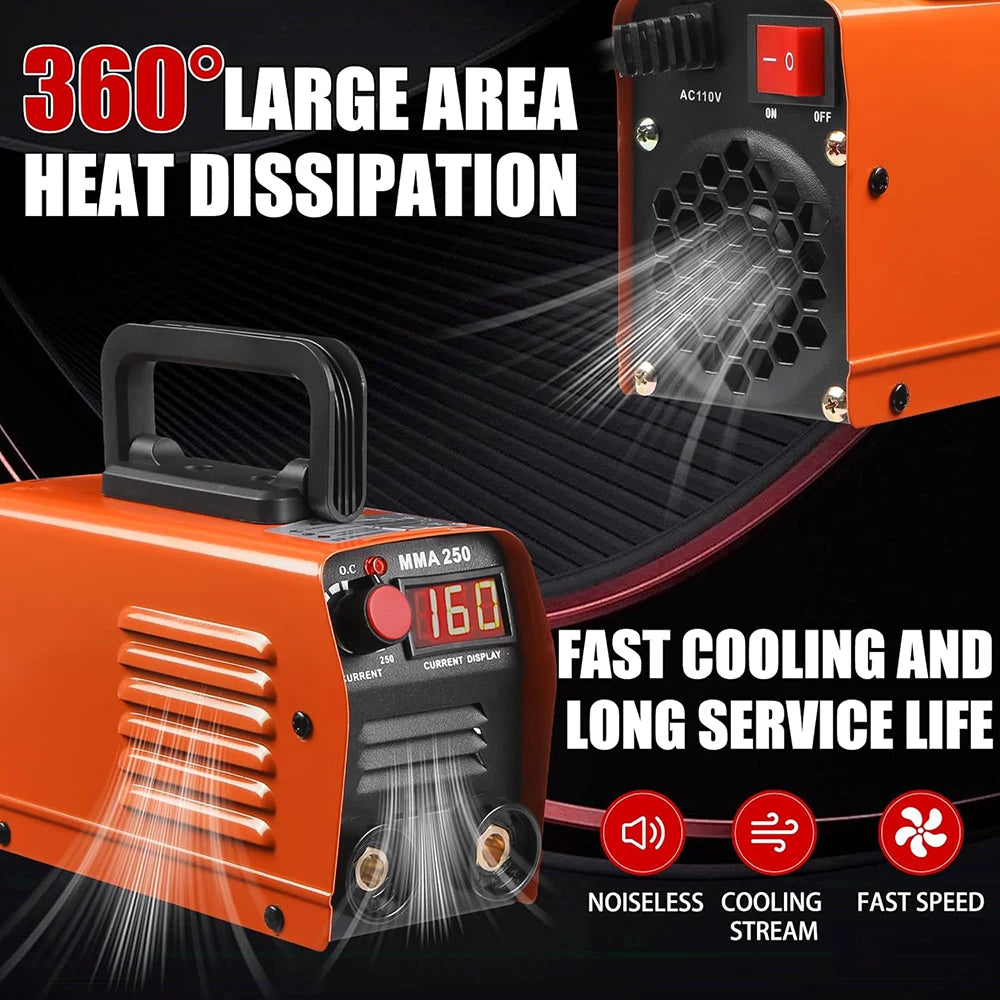 Mini Soldador Portátil MMA250A 110V