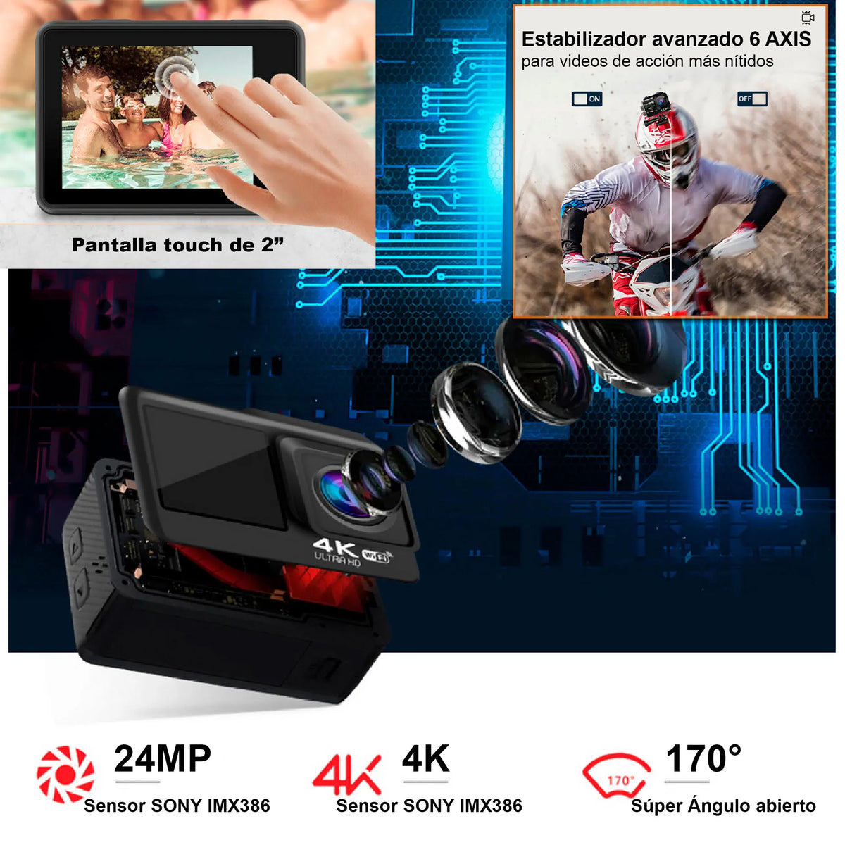 Cámara Digital sports V36