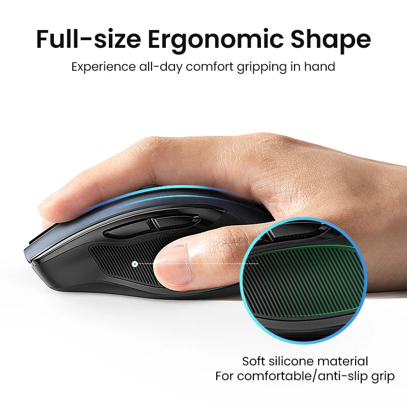 UGREEN Wireless Mouse Bluetooth5.0 Mouse Ergonomic