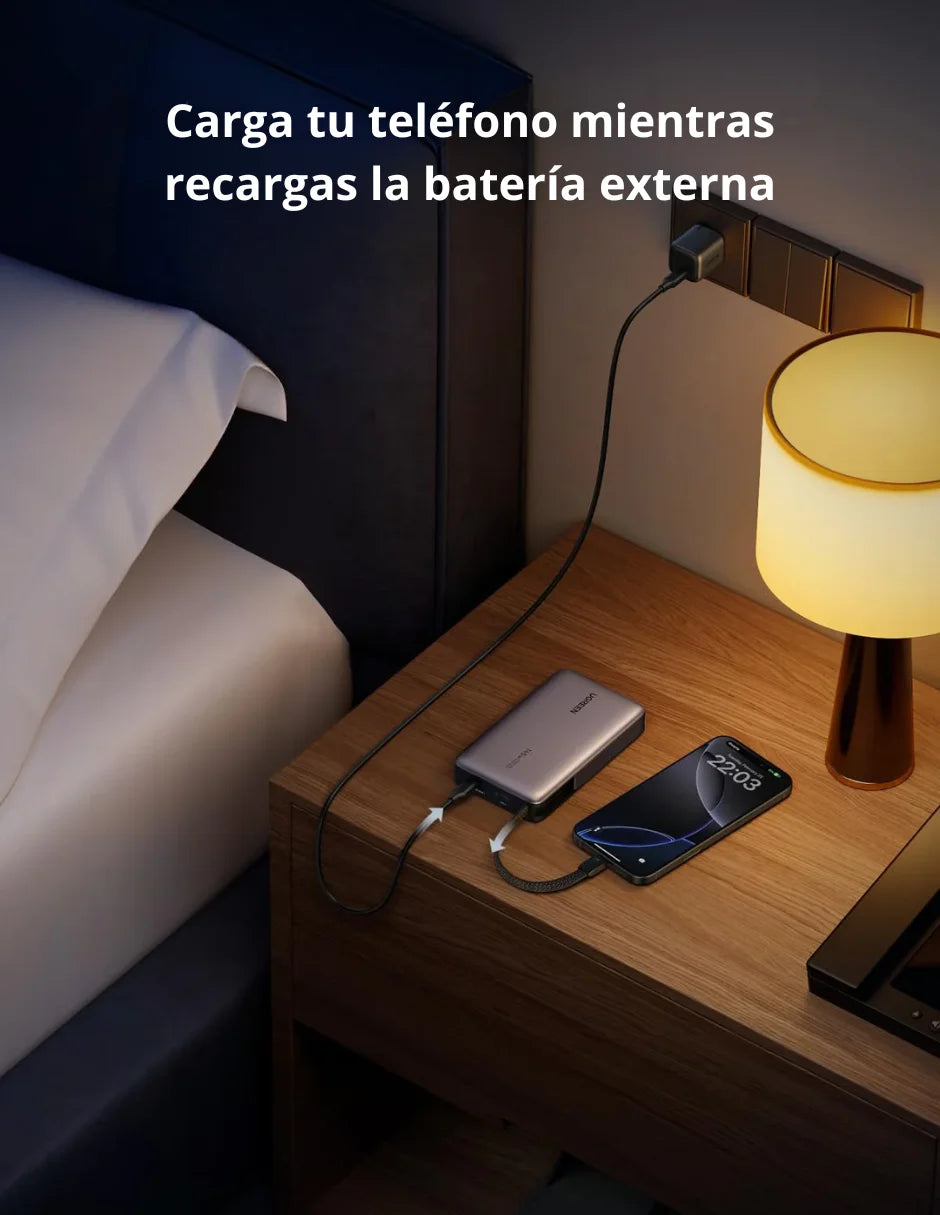 Power Bank Ugreen 145w 20000mah Nexode Cable Type C