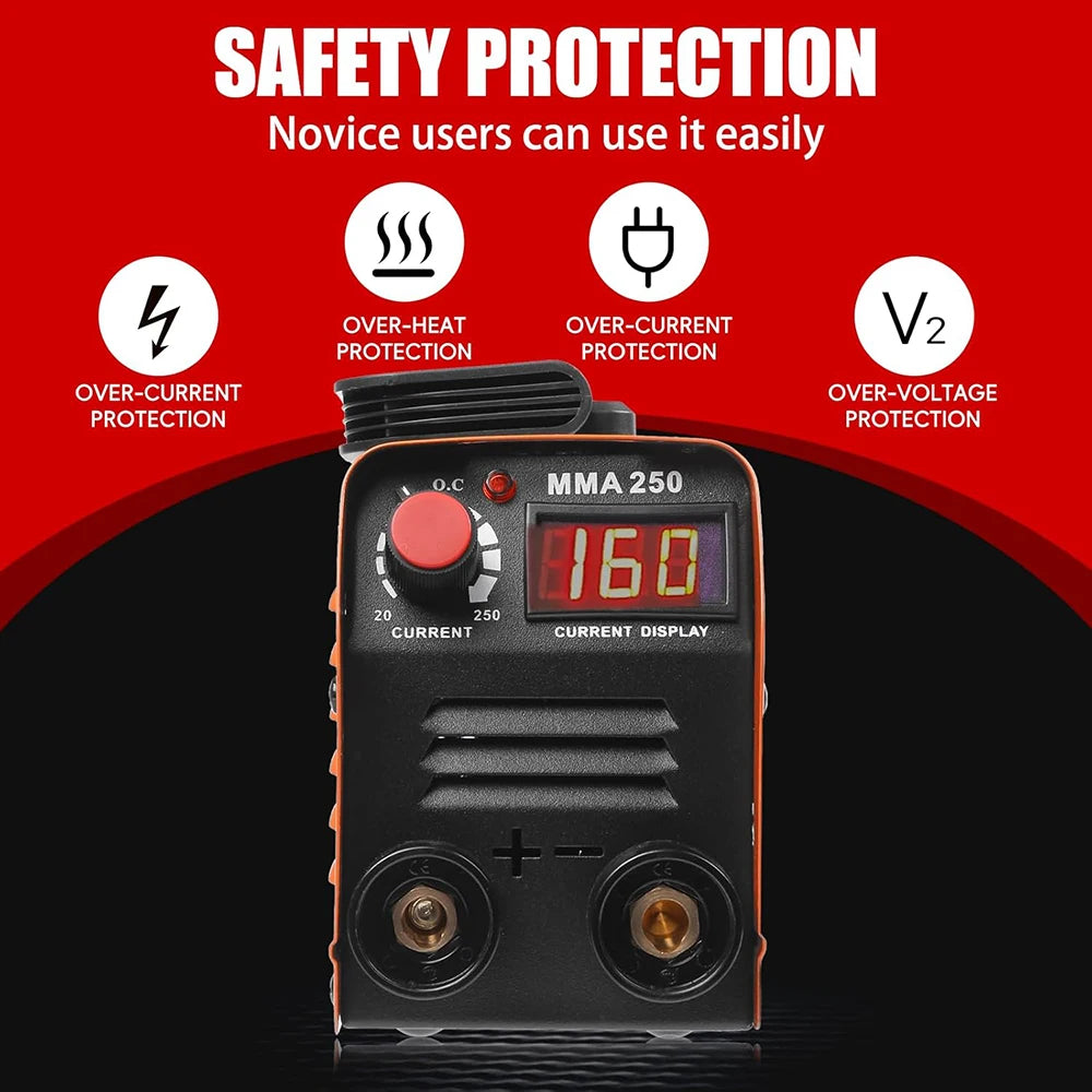 Mini Soldador Portátil MMA250A 110V