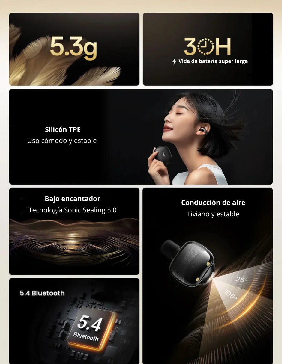 Audífonos Hitune S3 Ugreen Wireless