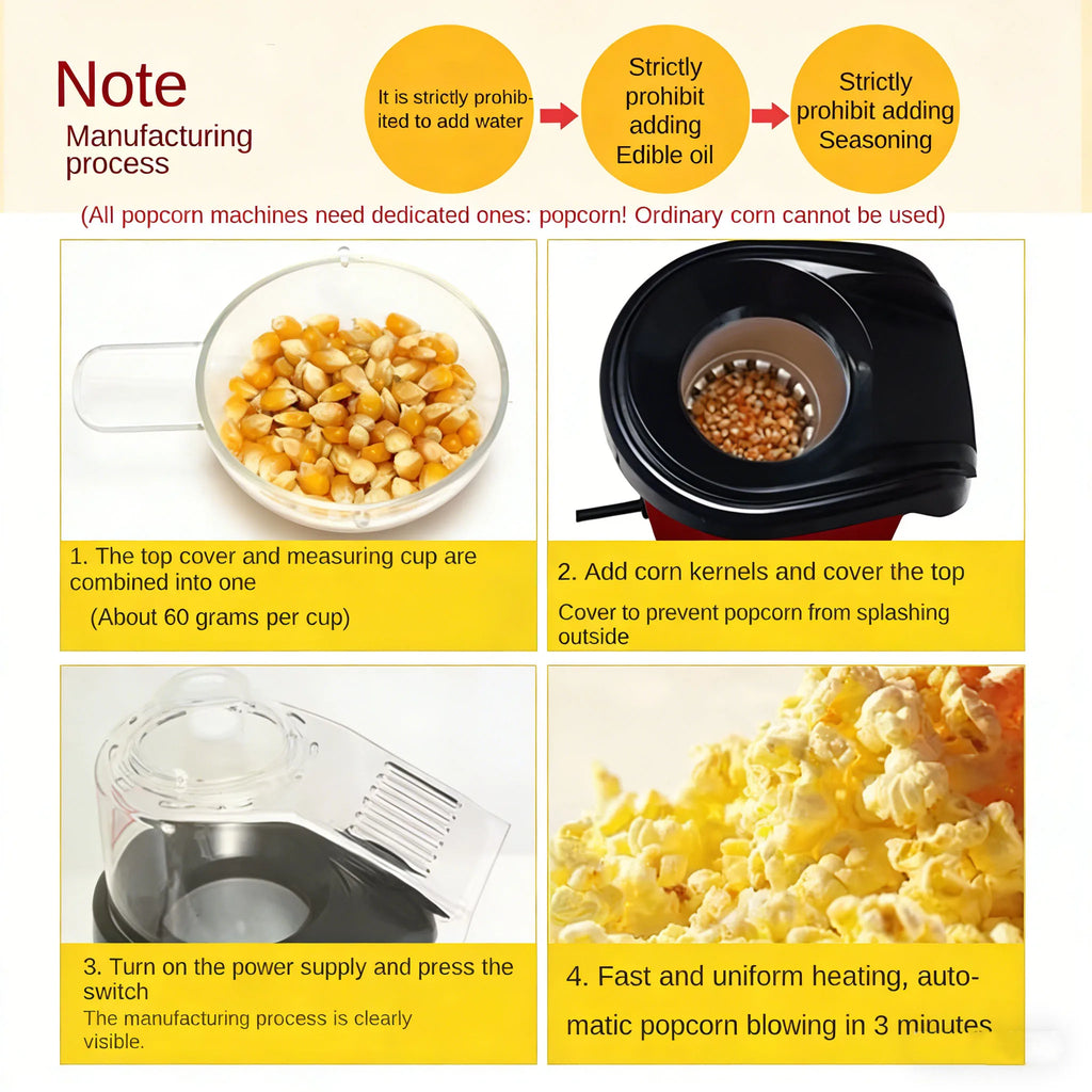 Mini Máquina de Palomitas Automática