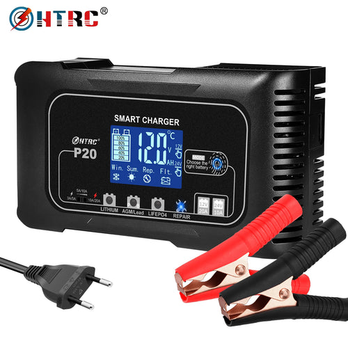 Cargador para Batería de Auto HTRC 12v