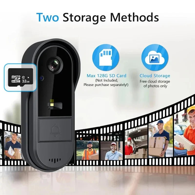 Tuya WiFi doorbell  2-way HD 1080P