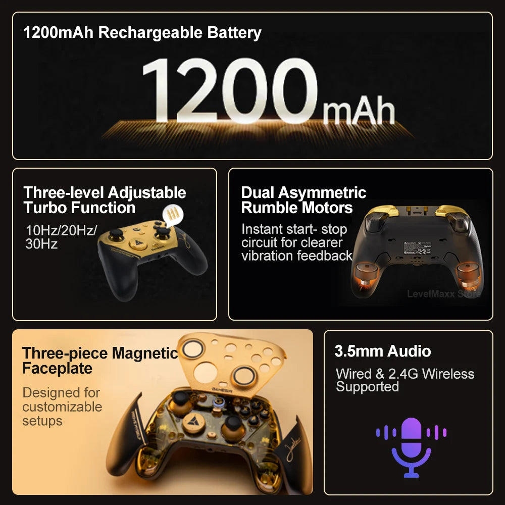 Control Gamer Gamesir Pro G7 8k 8000Hz Polling Rate Esports