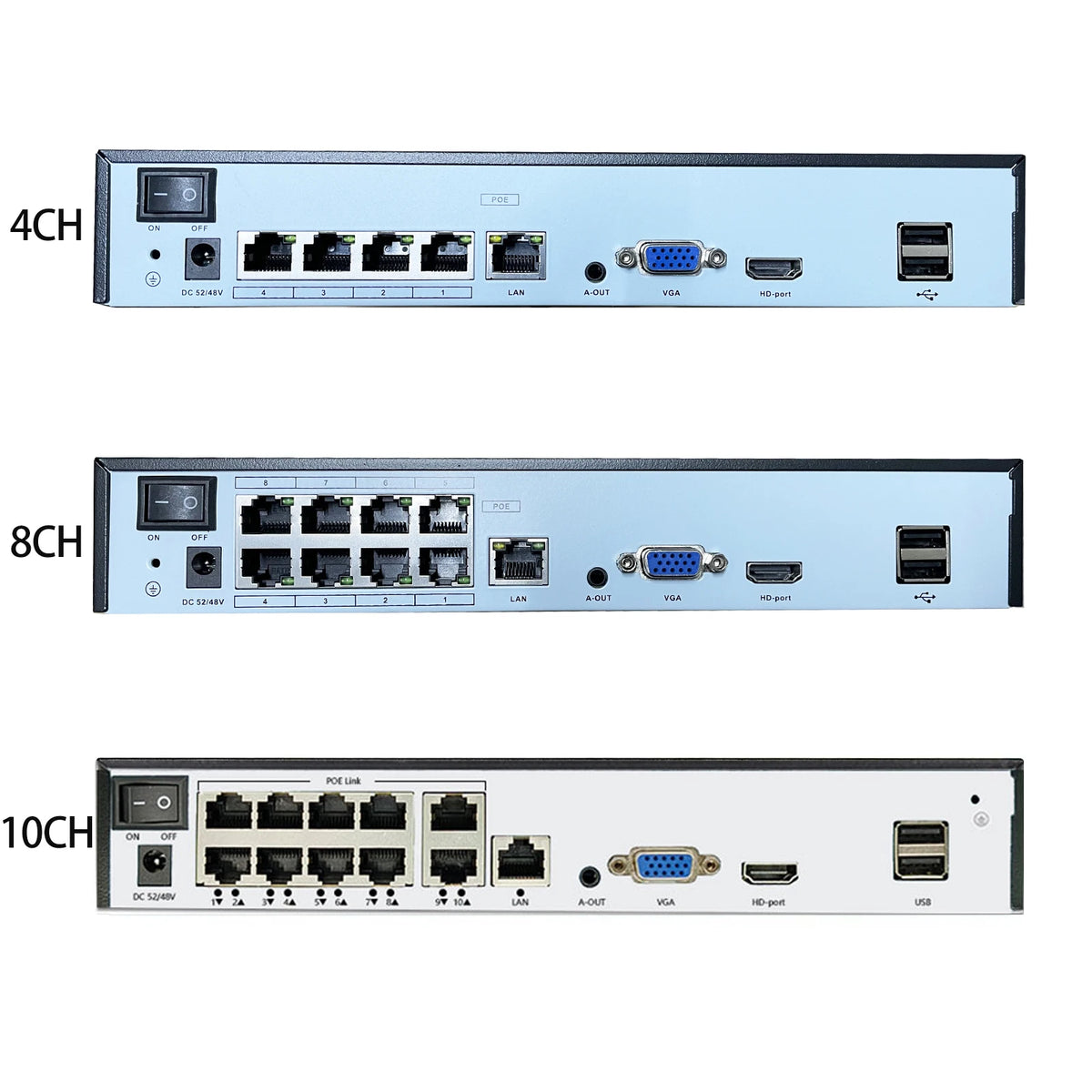 Gadinan Kit Cámara de Seguridad 5MP POE con Audio Bidireccional y NVR 4K