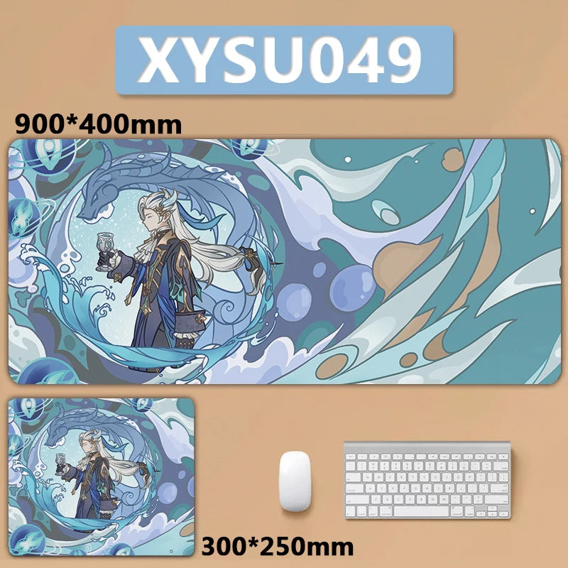 Anime Game Furina Neuvillette Mavuika Mouse Pad