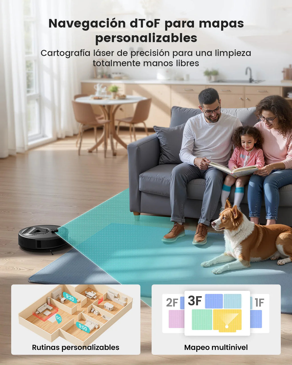 Lefant LiDAR Robot Vacuum and Mop M330 Pro
