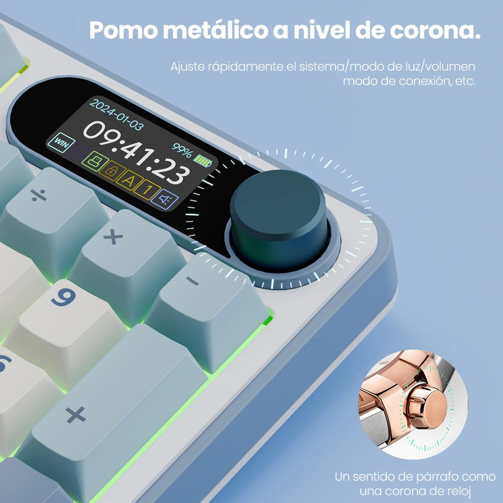 RK S98 ROYAL KLUDGE Top Mount Teclado Mecanico