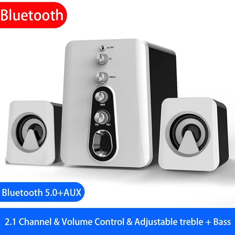 Computer Speakers Home Theater System PC Bass
