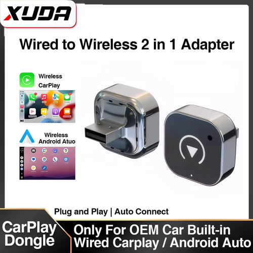Adaptador XUDA Wireless CarPlay & Android Auto