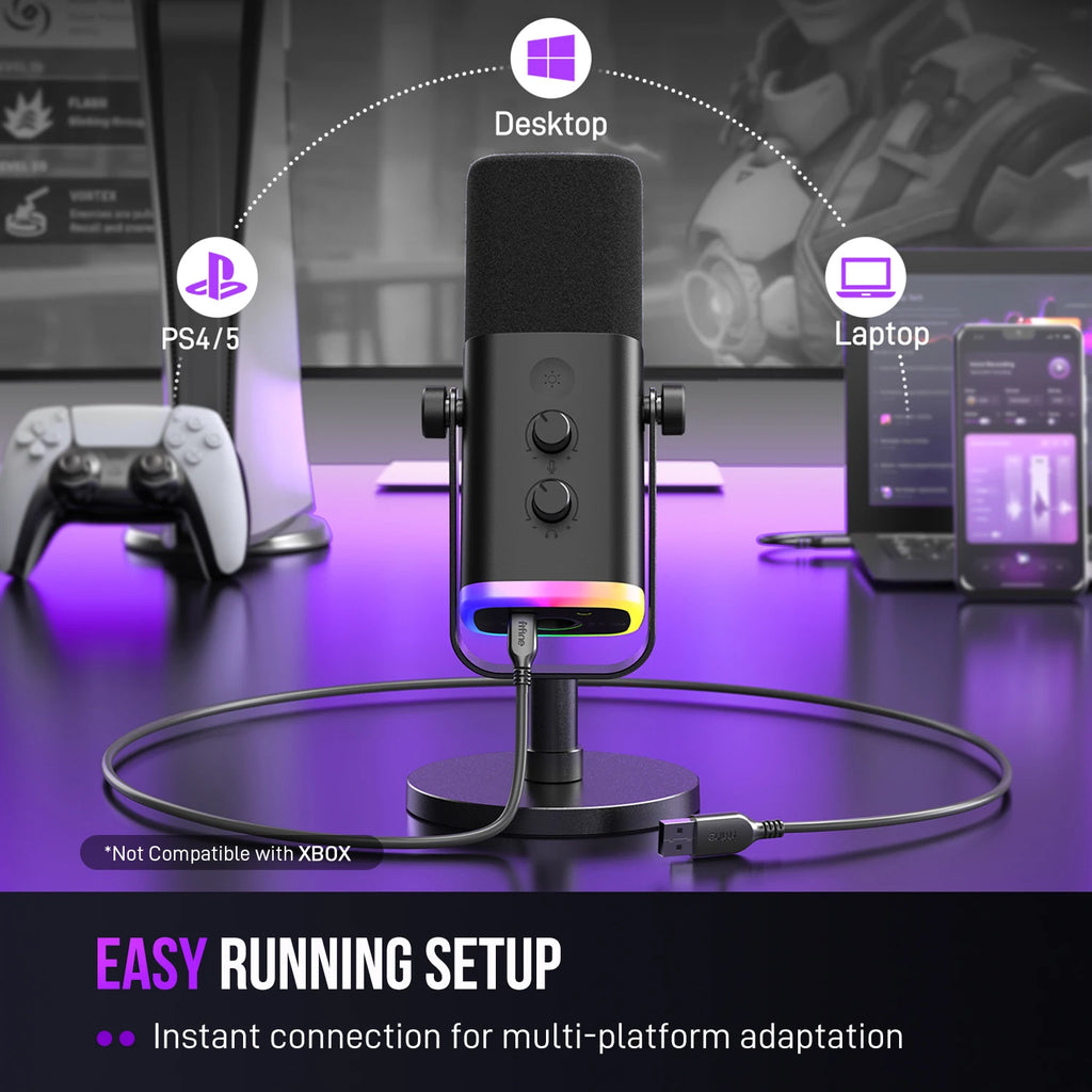 Micrófono FIFINE USB/XLR Dynamic