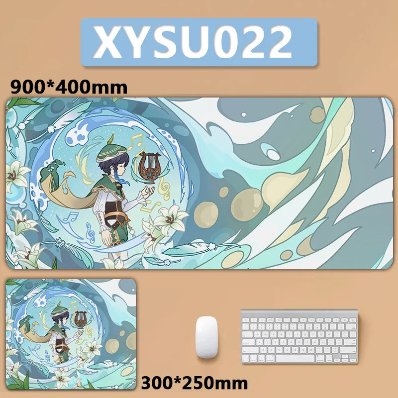 Anime Game Furina Neuvillette Mavuika Mouse Pad