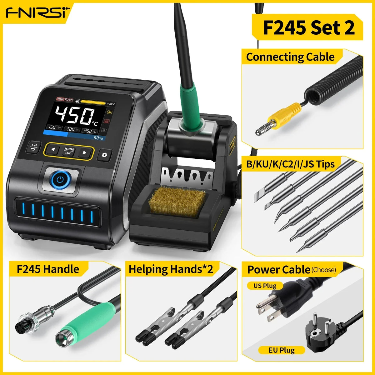 Estacion de Soldadura para Circuitos FNIRSI