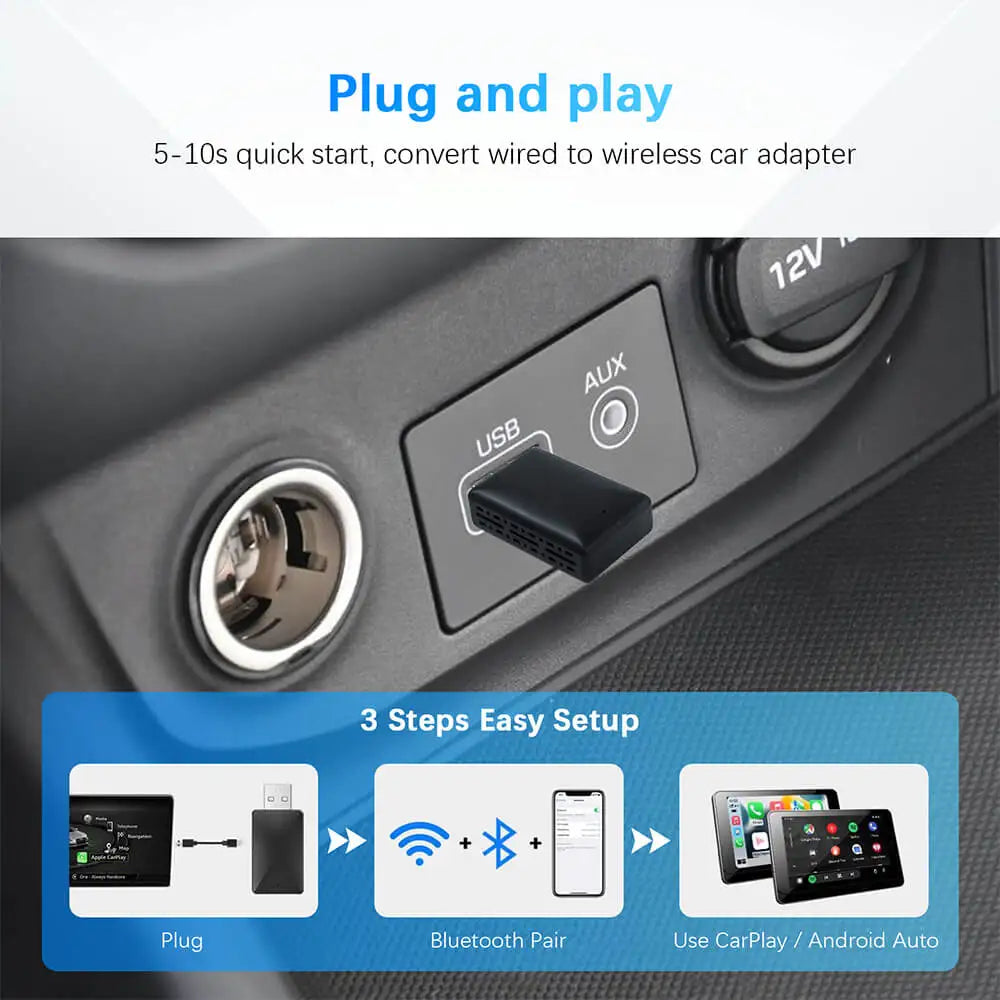 Adaptador CarPlay & Android Auto Box
