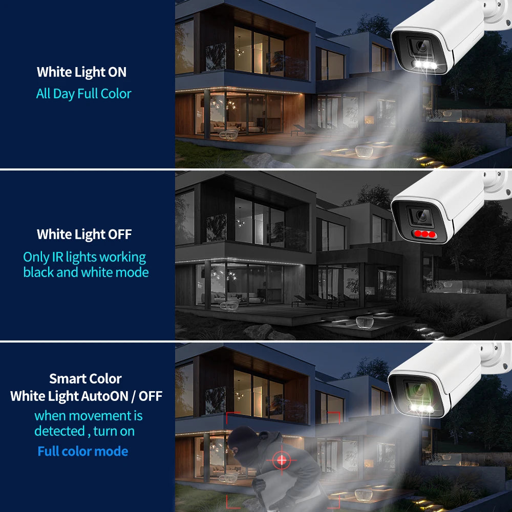 4K 8MP IP Camera Audio Outdoor POE H.265 Onvif