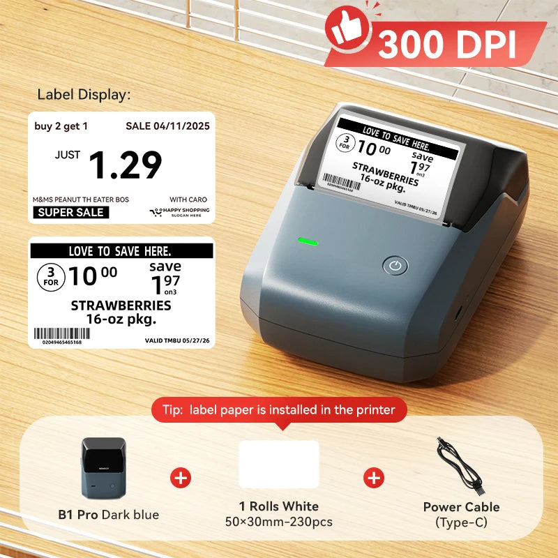 Impresora térmica Niimbot B1/B1 PRO-BLUETOOTH