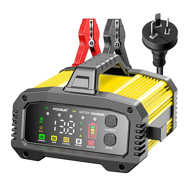 Cargador de Batería de Auto Inteligente Portátil FOXSUR