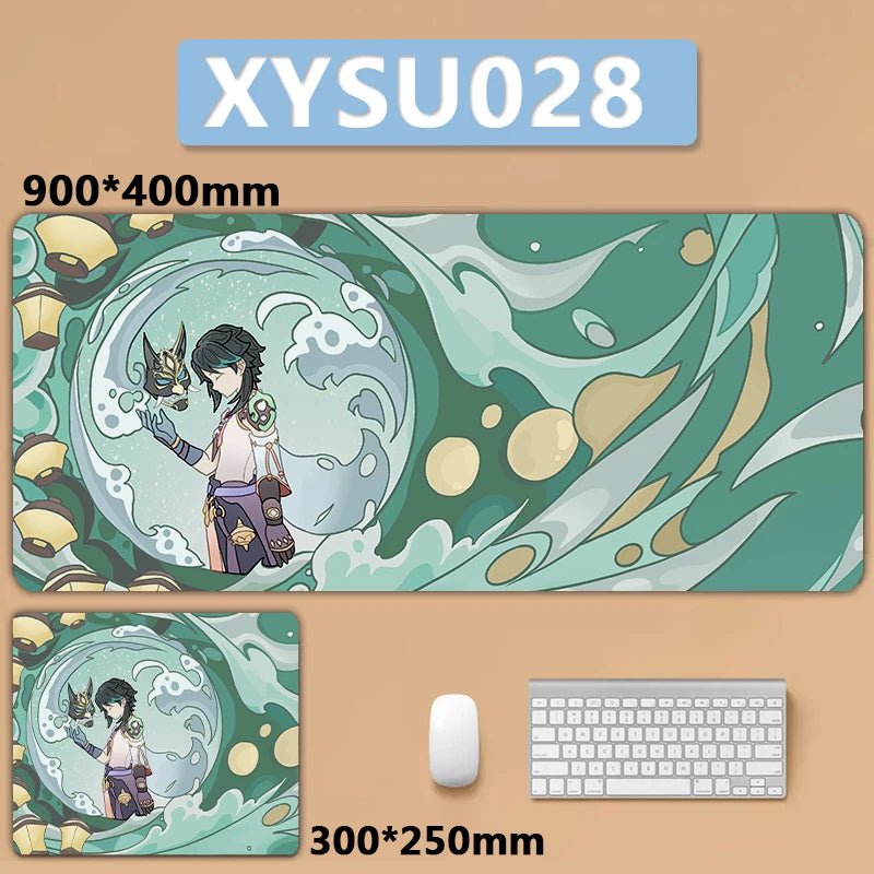 Anime Game Furina Neuvillette Mavuika Mouse Pad