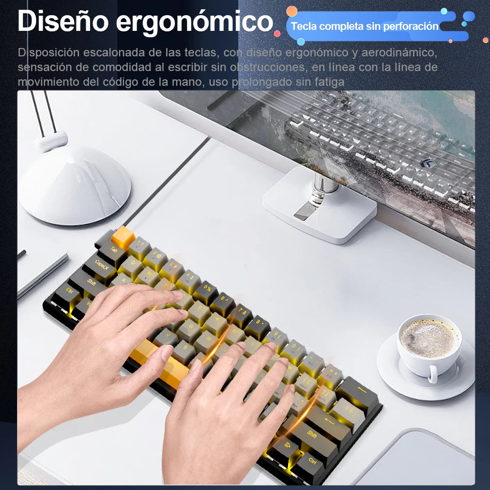 E-YOOSO Z11 USB Wired Teclado Gaming mecanico