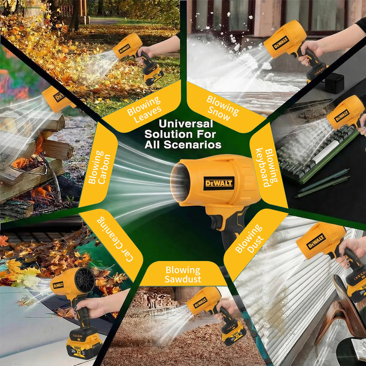 Sopladora DEWALT D15 Electric Cordless
