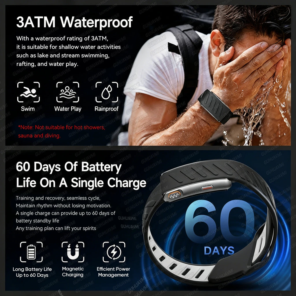 Smart Band Fitness Tracker ECG+PPG Sports