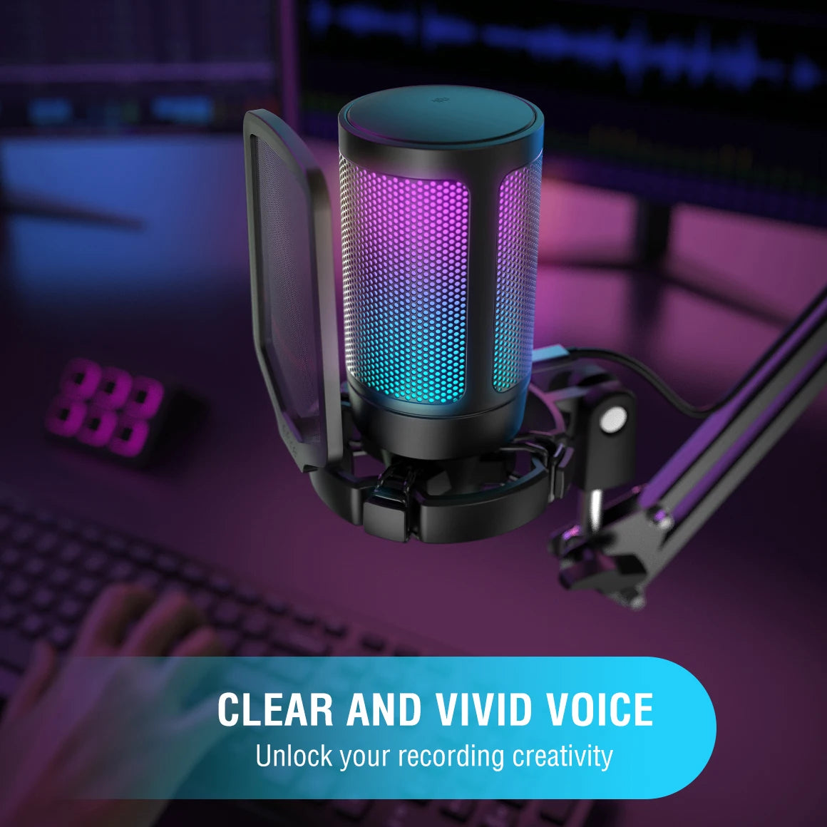 Micrófono FIFINE USB Condenser Gaming