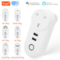16A Tuya WiFi Smart Socket With 2 USB