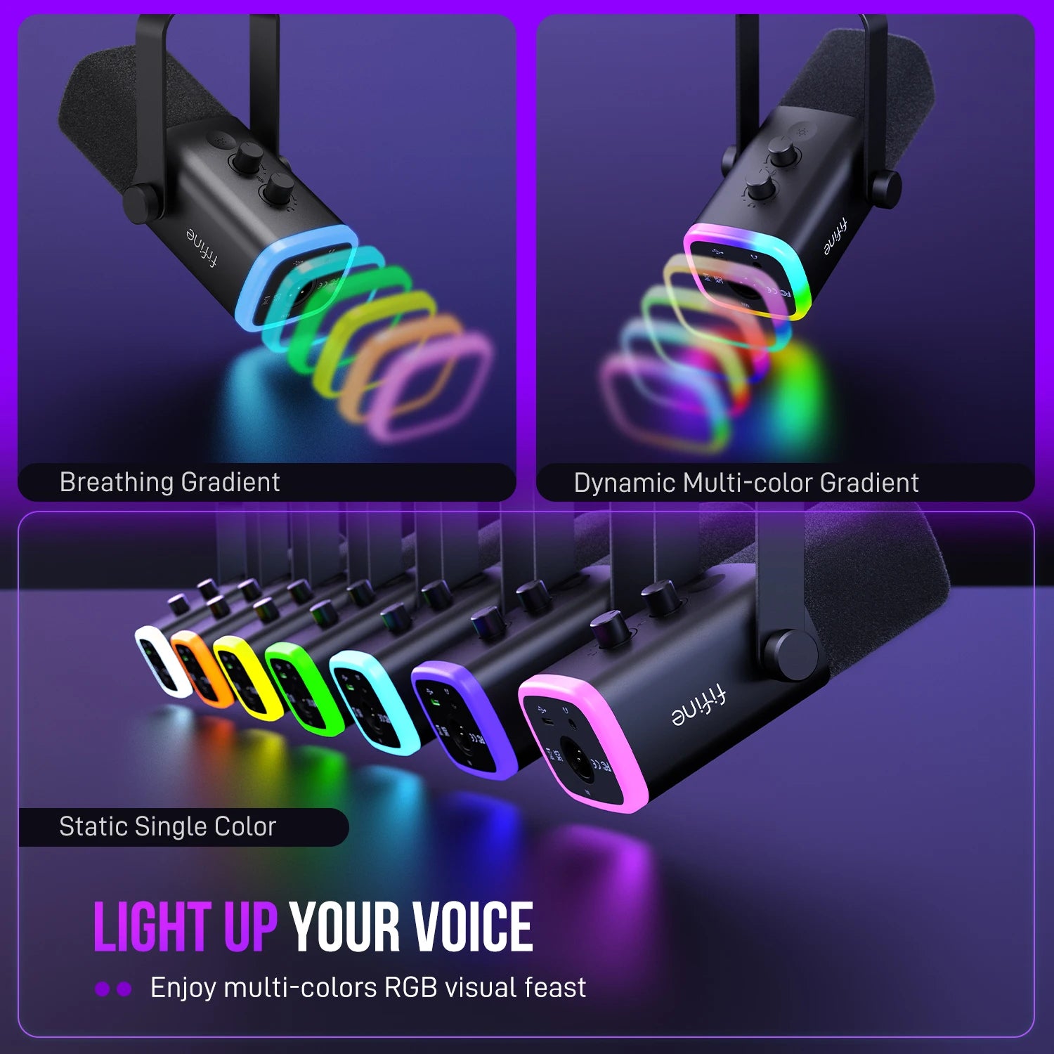 Micrófono FIFINE USB/XLR Dynamic