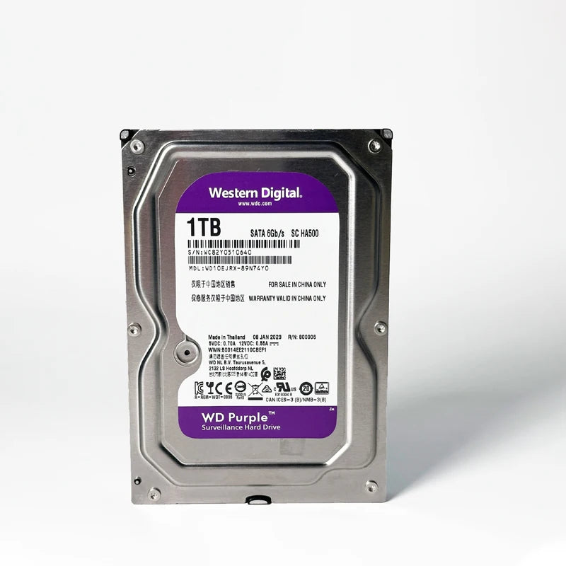 Disco Duro WD Purple Alta Fiabilidad para Cámaras de Seguridad