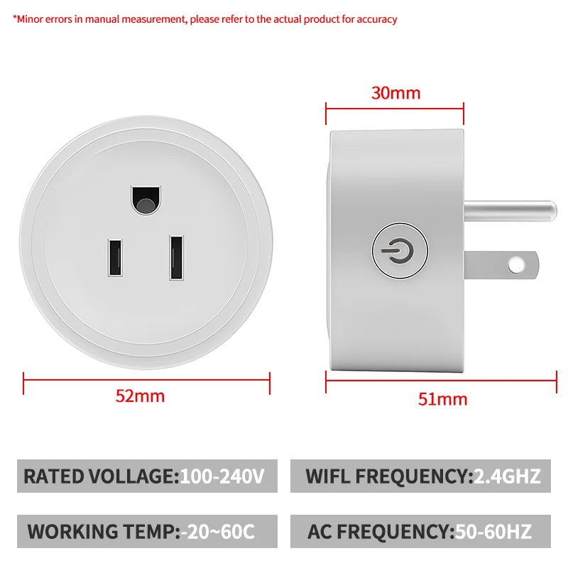 WiFi Smart Plug with Energy Monitoring