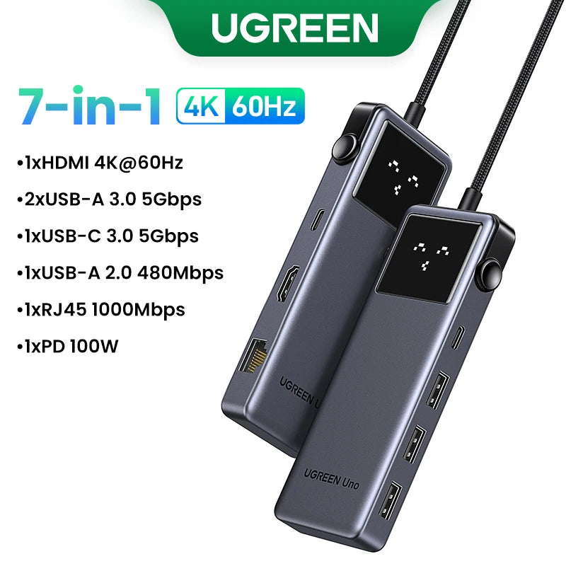 Docking Stations UGREEN Uno USB C HUB