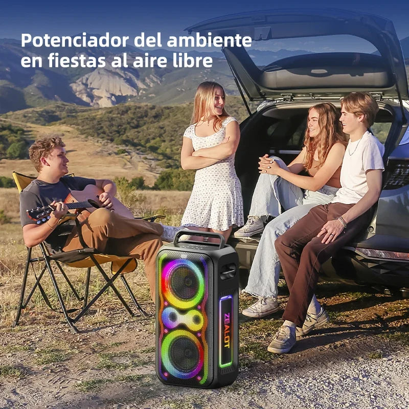 Bocina Home theater MX-ZEALOT-PT21 200W Portable Bluetooth Speaker