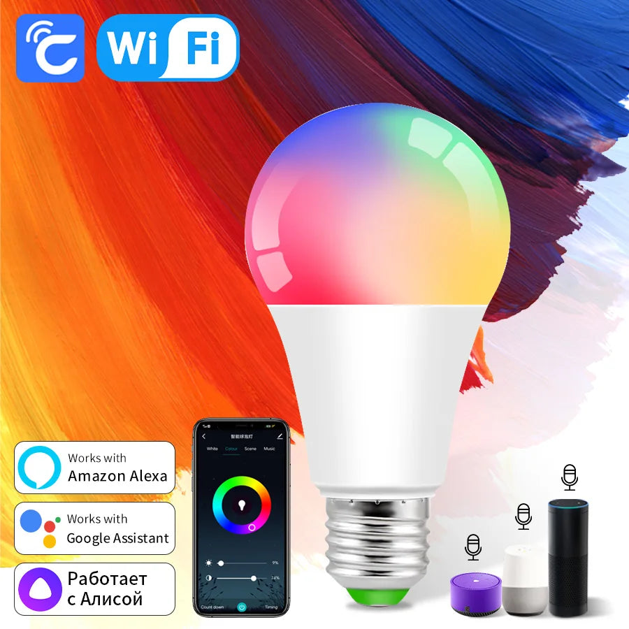 Cozylife WiFi Smart Bulb E27 Led Lights Bulbs RGB