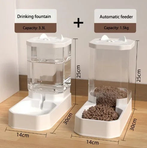 AA 1pc/2pcs Automatic Dog Feeder/Water Dispenser