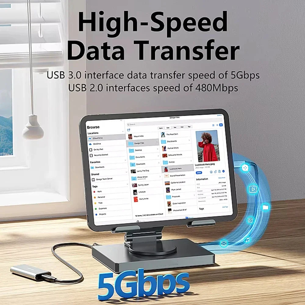 Docking Station KEBIDUMEI 9 in 1 Foldable