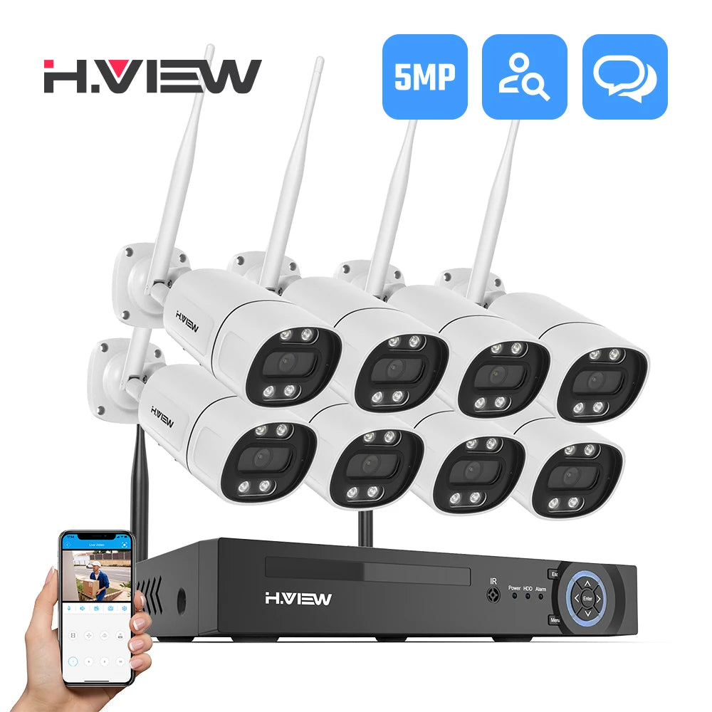 Sistema de vigilancia H.VIEW 5MP